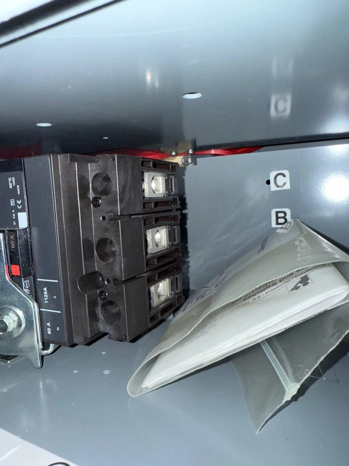 6" Square D Model 6 60A MCC Feeder Bucket 60 Amp HJL36060 Breaker HJL New