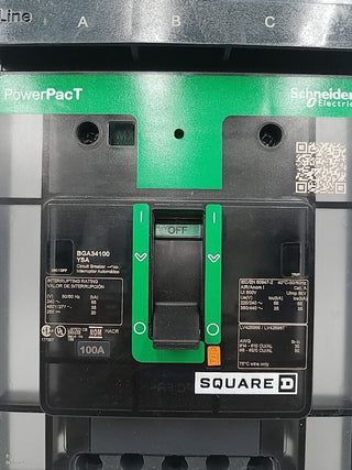 Square D BGA34100Y Used