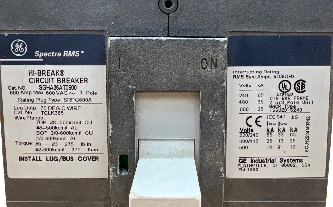 GE SGHA36AT0600 Used