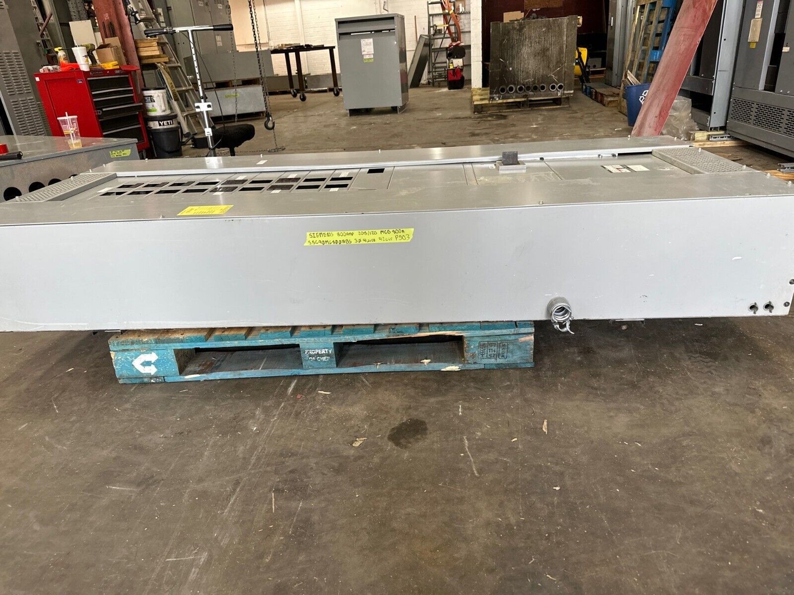 Siemens S5C90M6800ABS S5 Panelboard 800A 208/120V 3PH Indoor Encl MCB MD63F800 P503 Used