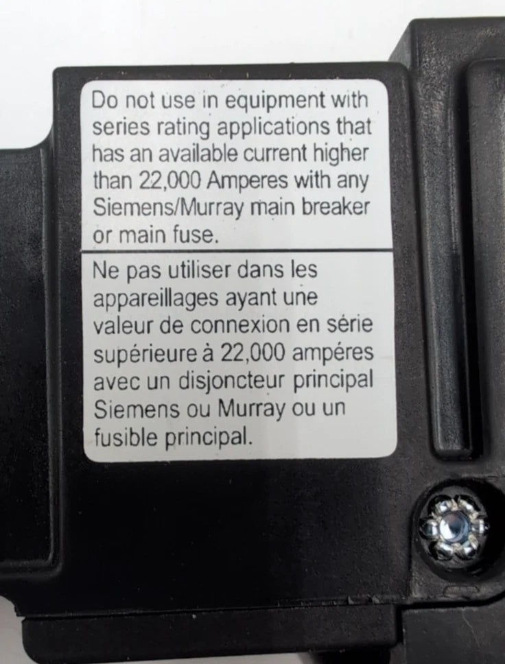 Siemens BF220A Circuit Breaker 20A 240V 2P BLF 20 Amp 2 Pole Ground Fault NEW New