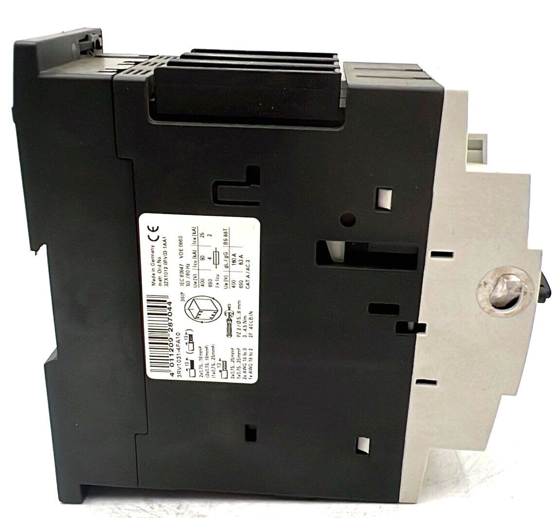 Siemens 3RV1031-4FA10 Used