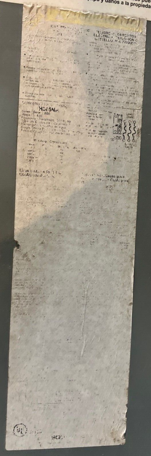 Square D H365NR Used