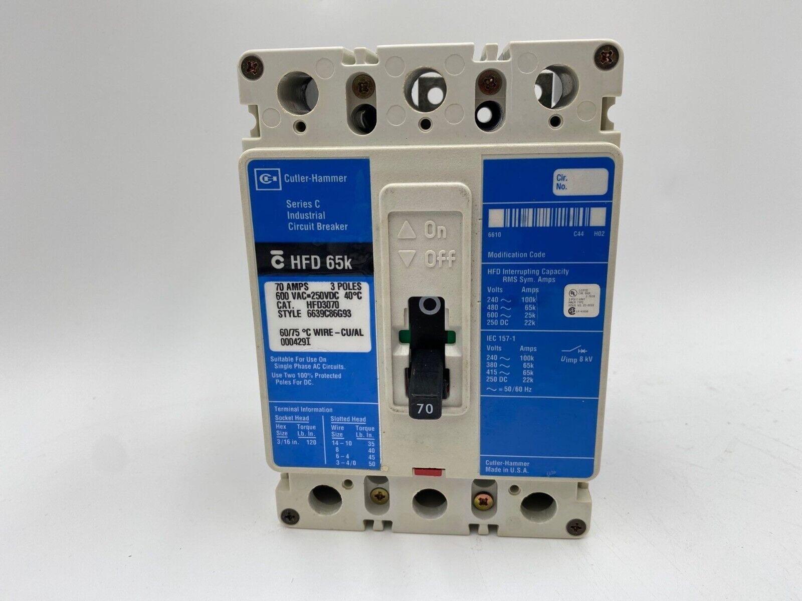 Eaton HFD3070 New