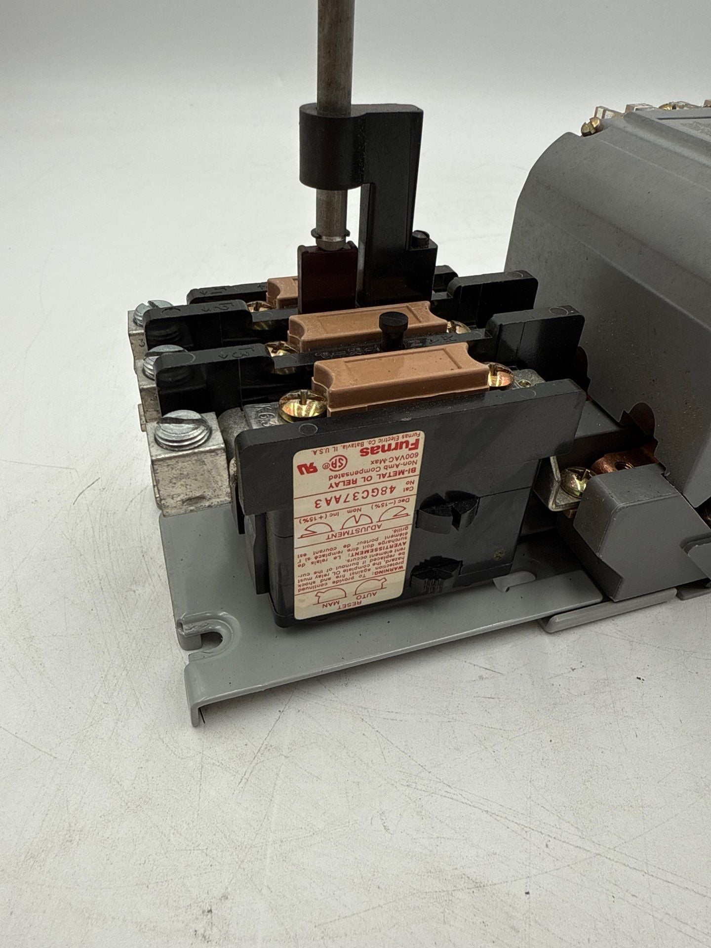 Furnas 14DP32AF71 Magnetic Starter 27A 3P 600V Size 1 Coil 110-120V Heater K63 Used