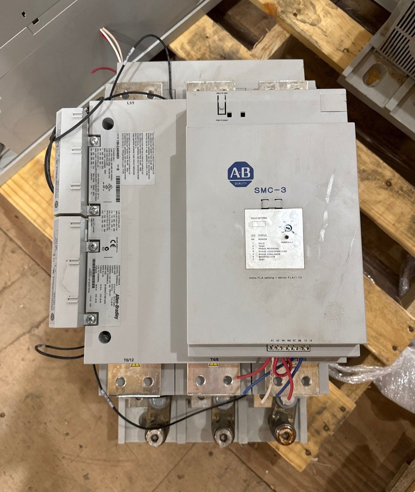 Allen Bradley 150-C480NBD SMC-3 480A Smart Motor Controller Used