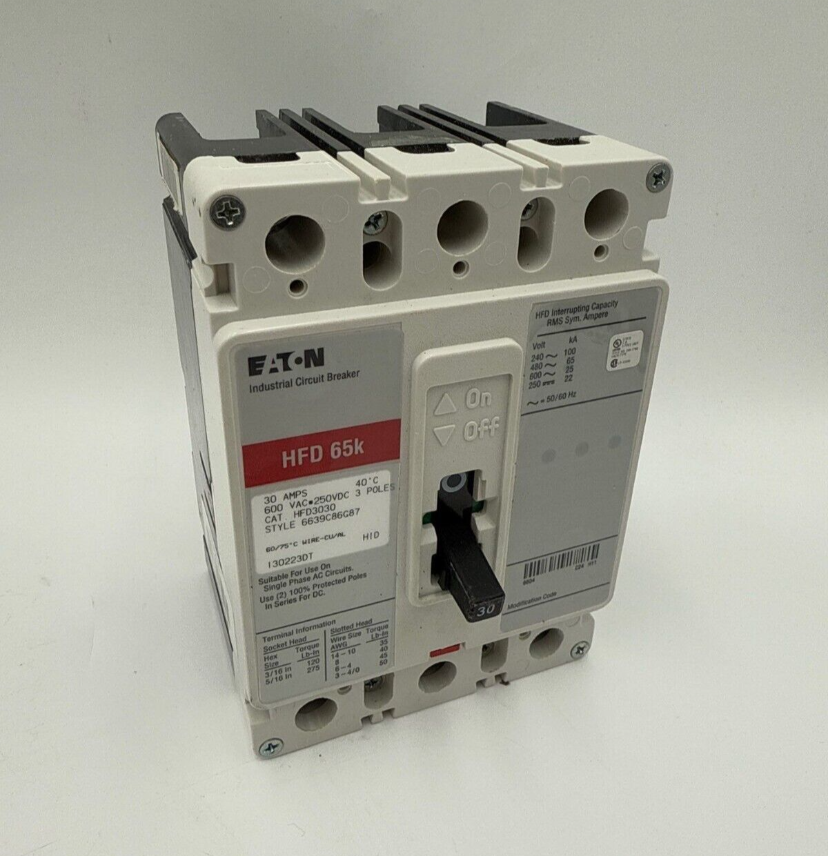 Eaton HFD3030 New