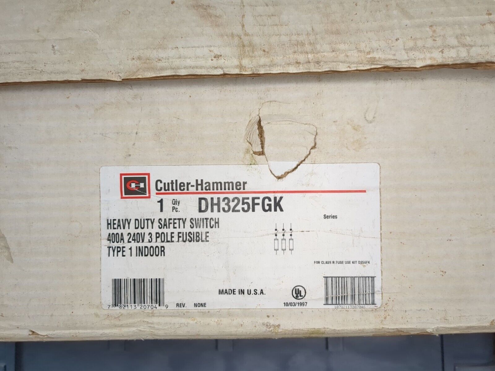 Cutler-Hammer DH325FGK New