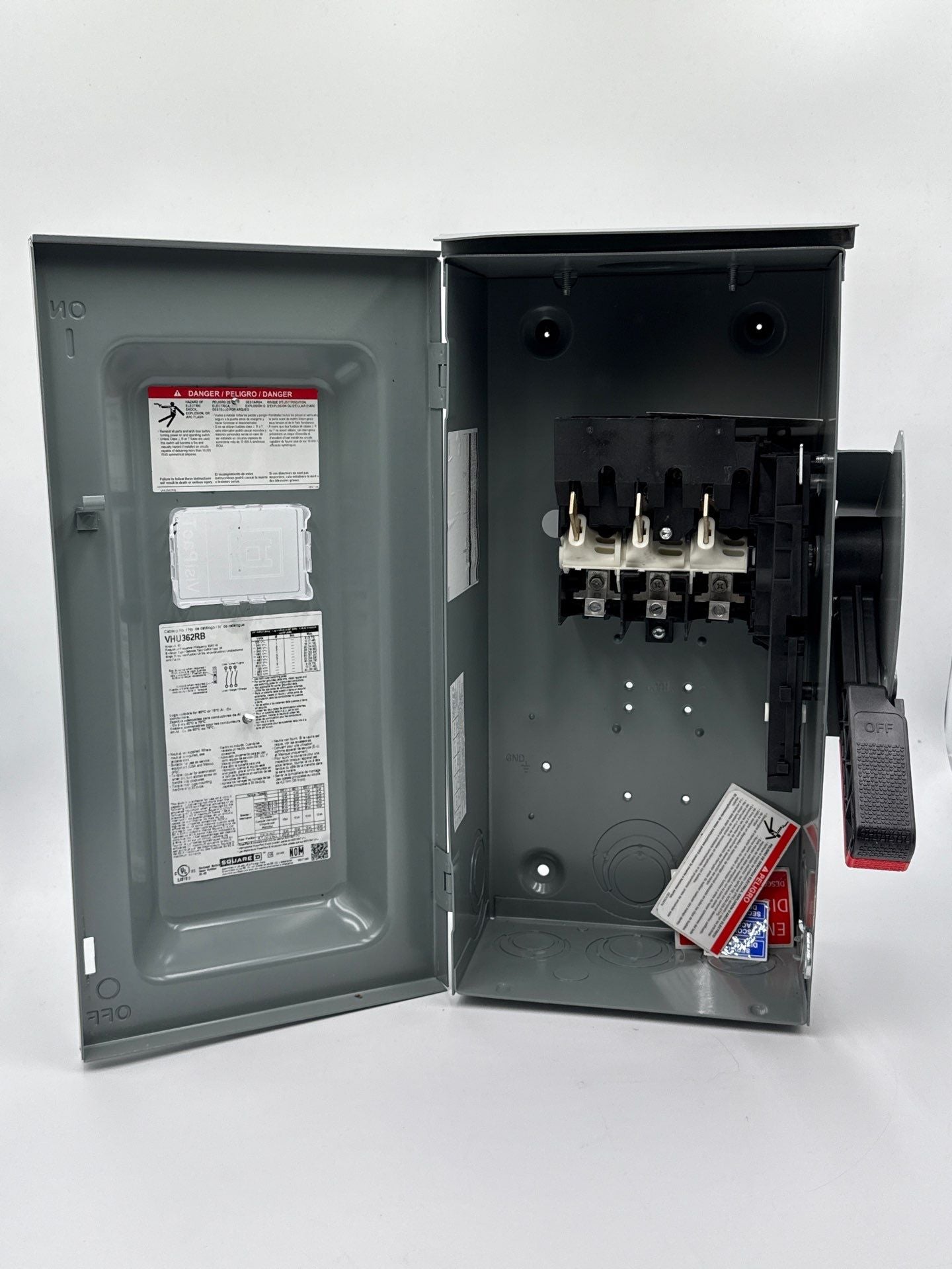 Square D VHU362RB Safety Disconnect Switch 60A 3P 600V VisiPacT 3R Outdoor New