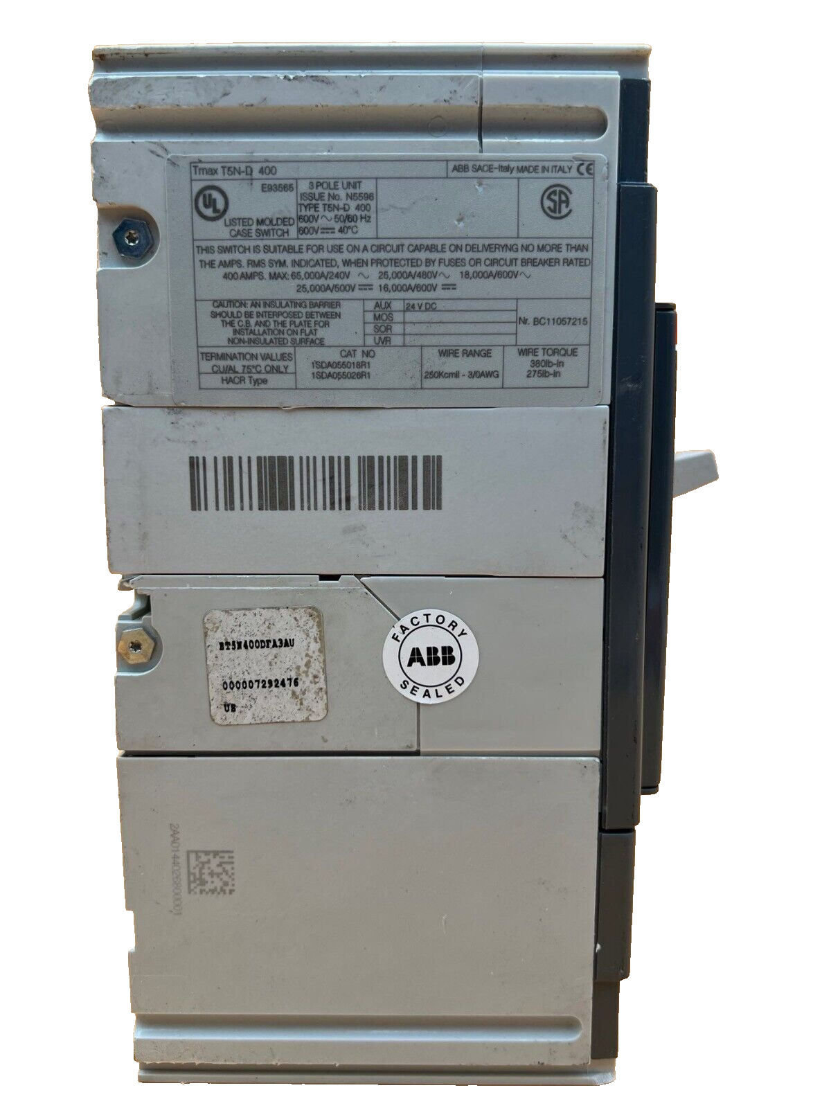 ABB T5N-D 400 Used