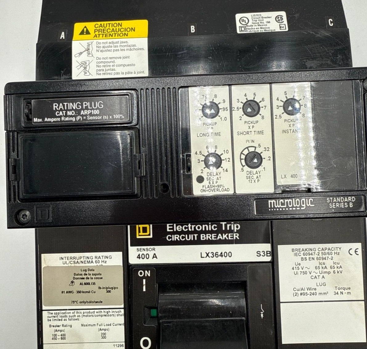 Square D LX36400 Used