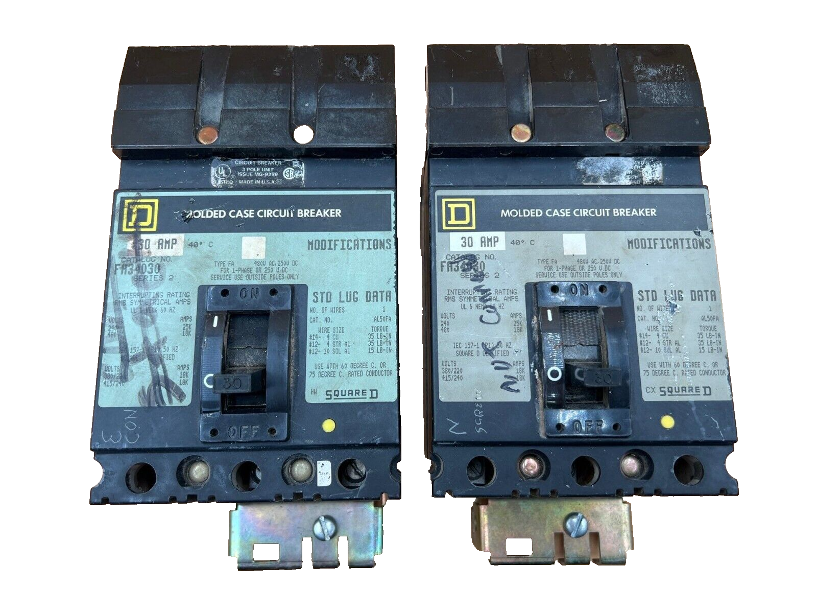 Square D FA34030 Used