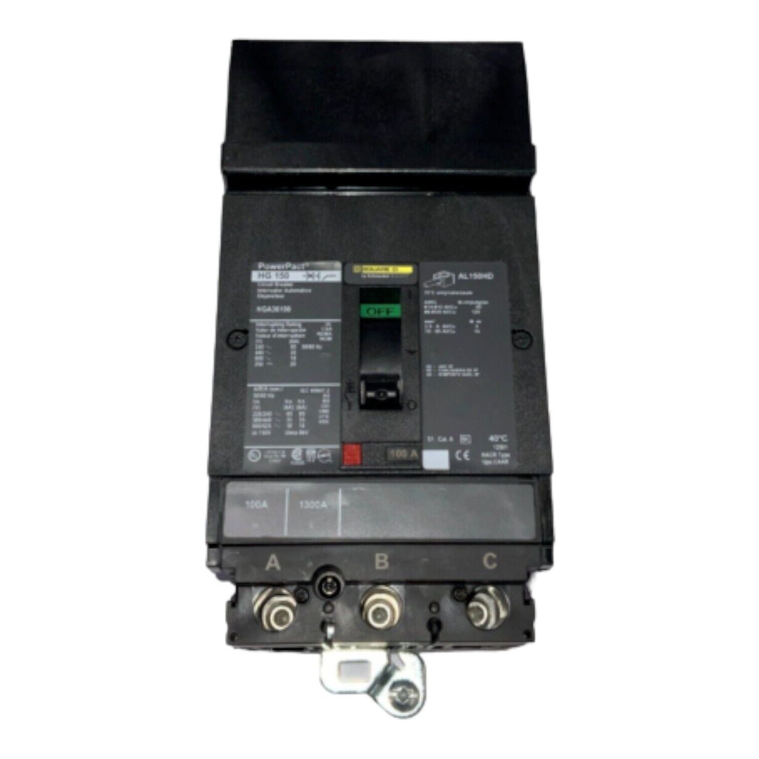 Square D HGA36100 Used