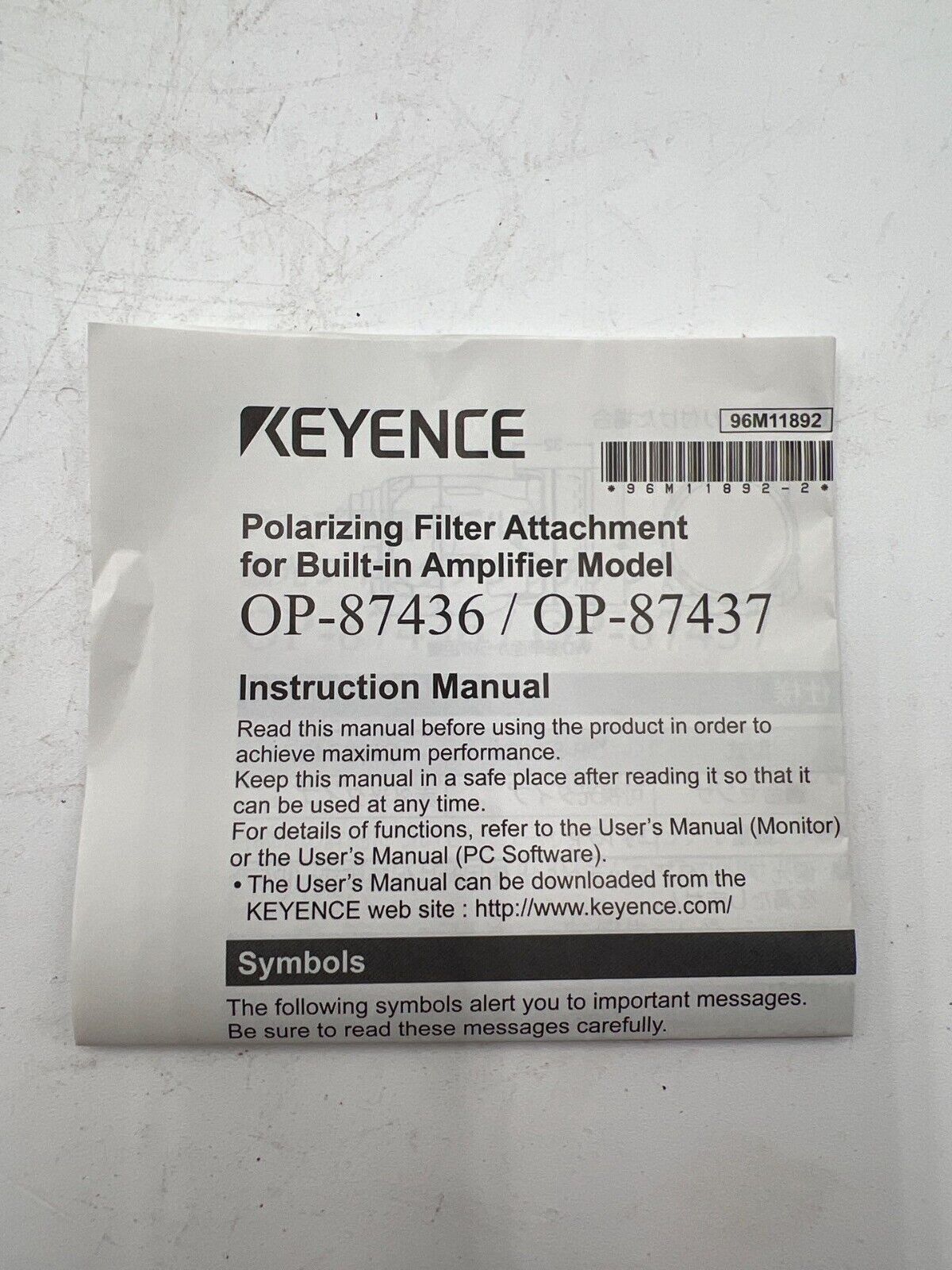 KEYENCE GP-87436 New