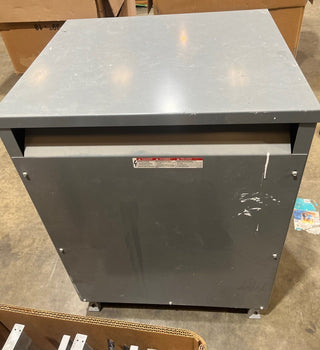 112.5kVA Square D 112T3HFISNLP Sorgel Transformer 3PH Pri 480V Sec 208/120V ST105 Used