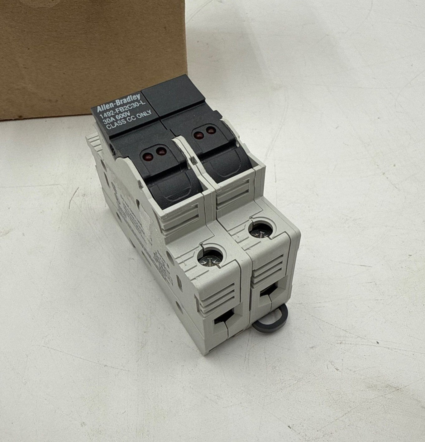 3PC Allen Bradley 1492-FB2C30-L Fuse Holder Terminal 30A 2P CC Fuses New