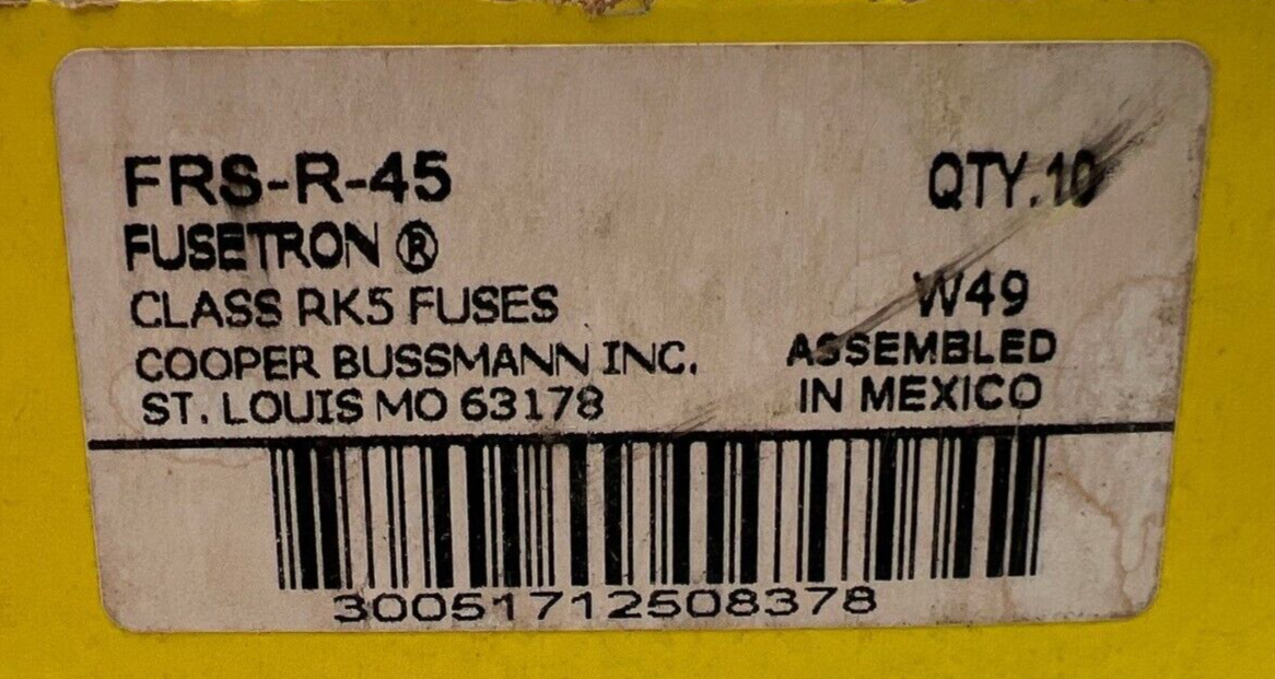 Bussmann FRS-R-45 New