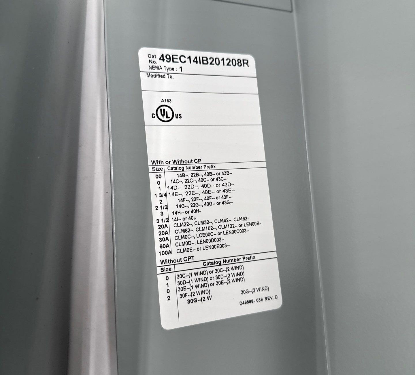 Siemens 14CUB32BF Heavy Duty Motor Starter 2HP Max 120V Coil 0.75-3.4A New