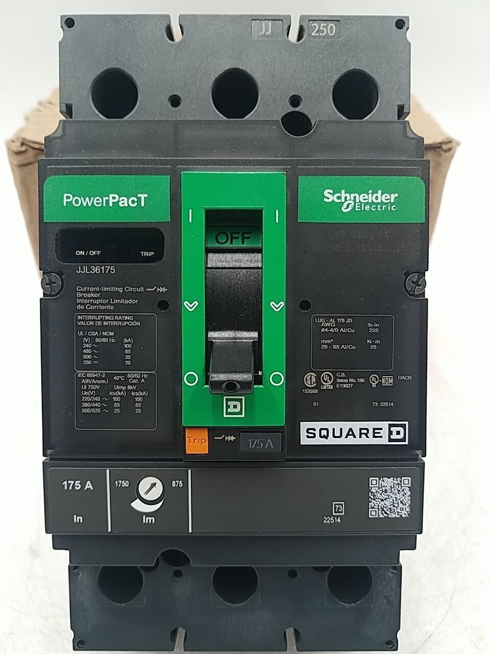 Square D JJL36175 New
