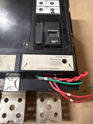 Square D PXF362500GZ Circuit Breaker 2500A 3P 600V Electronic Trip 2500 Amp Used