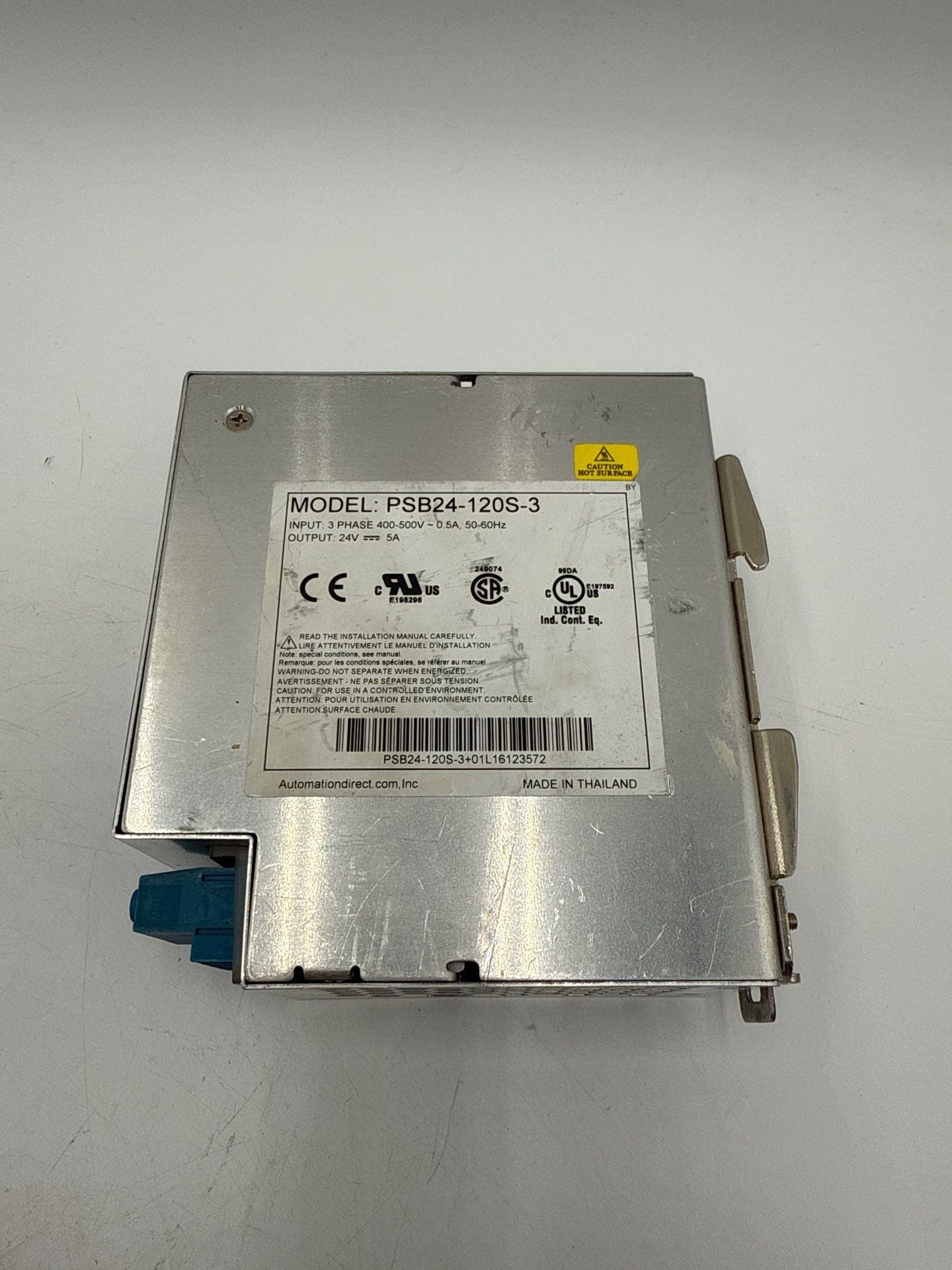 Rhino PSB24-120S-3 PSB Three-Phase Series DIN Rail Power Supply New