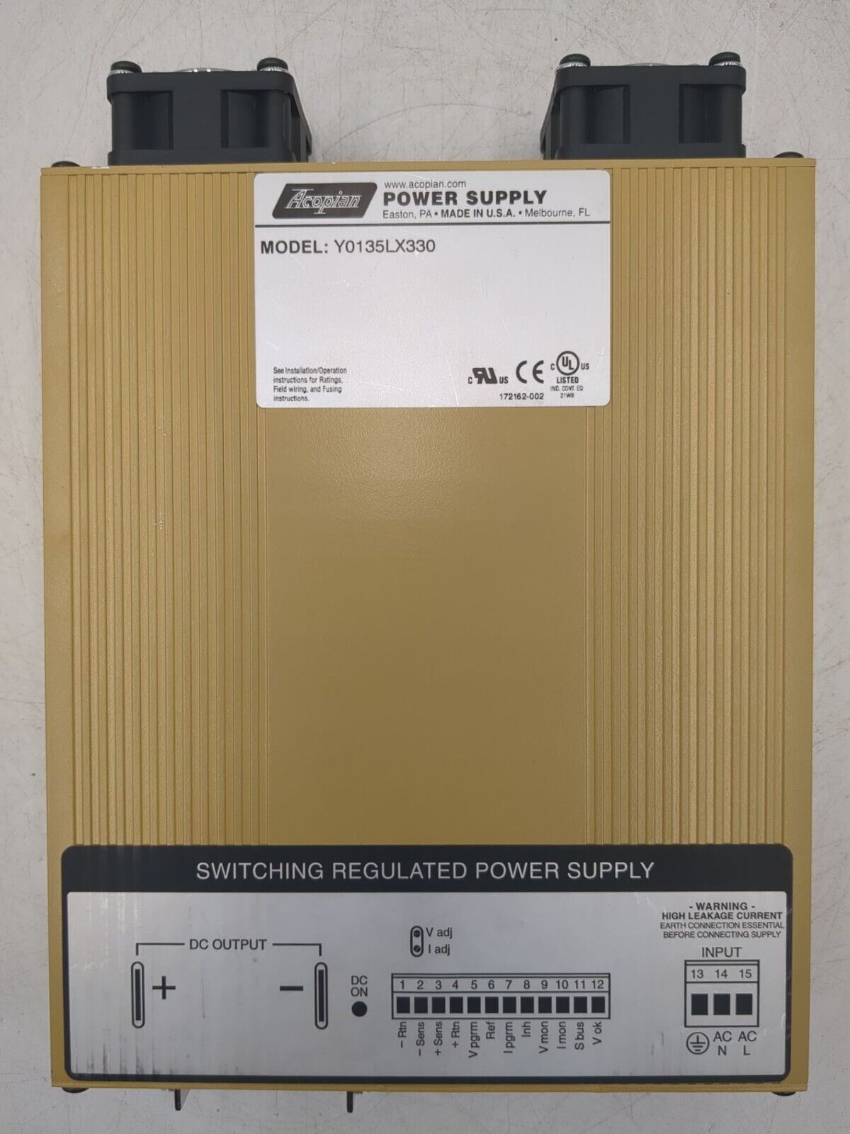 Acopian Y0135LX330 New