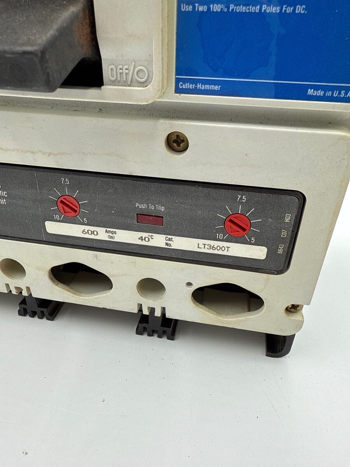 Cutler-Hammer HLD3600 Used