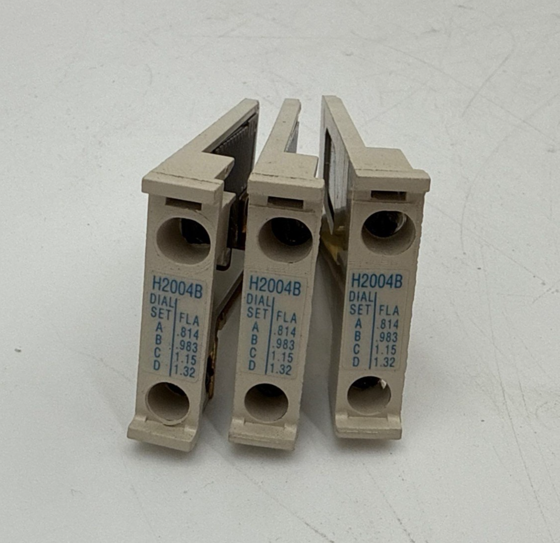 3PC Lot Cutler Hammer H2004B Overload Heater Element Freedom Series .814-1.32Amp Used