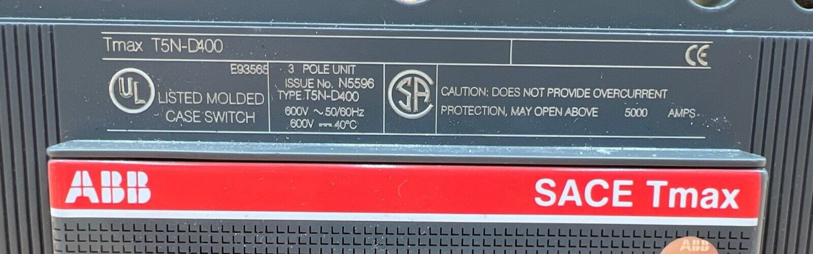 ABB T5N-D 400 Used