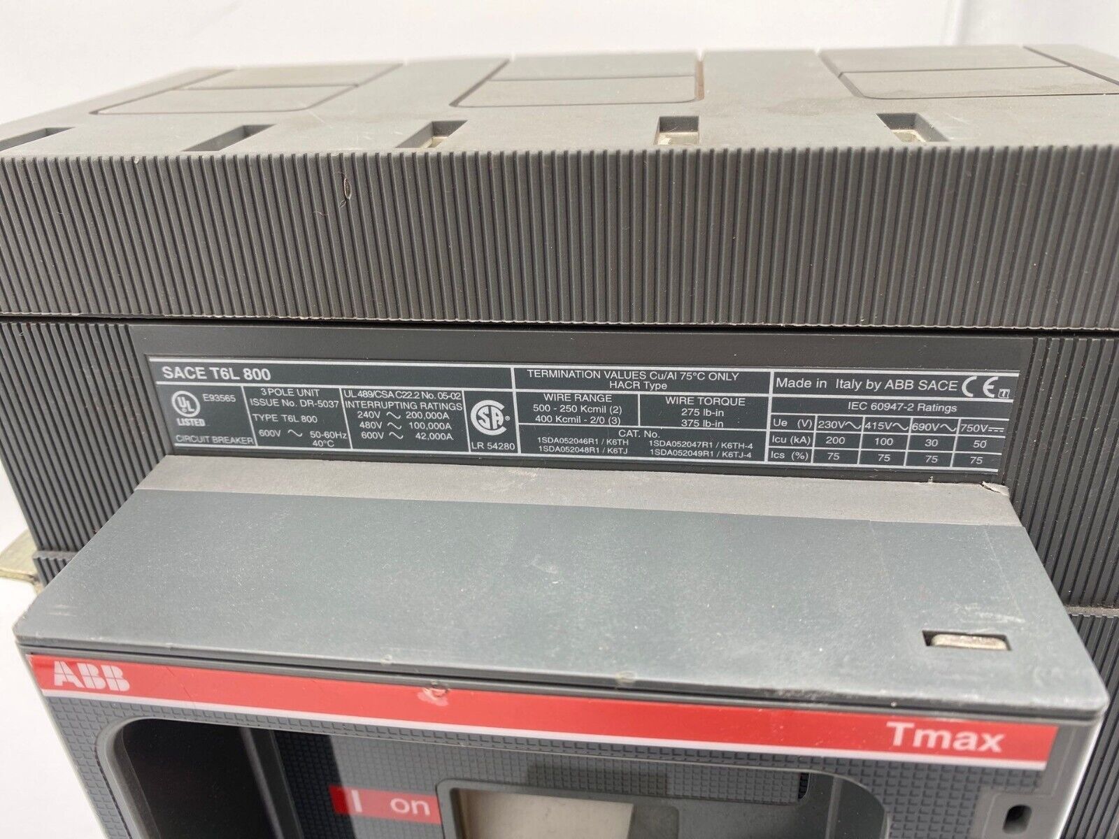 ABB T6L800 Used