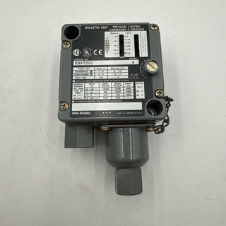 Allen Bradley 836T-T252J Pressure Switch Vacuum Control 200PSI MAX 6-75 PSI New