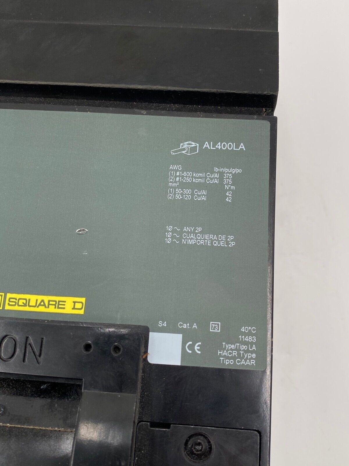 Square D LA36300 Used