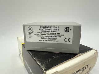 Allen Bradley 42MTB-5000 Series B Photo Switch Terminal Base 42MTB5000 New