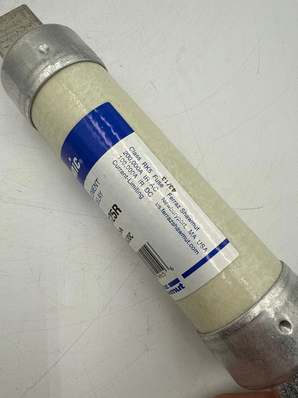 Ferraz Shawmut TRS125R Tri-Onic Time Delay Fuse 125A 600V Class RK5 125 Amp Used