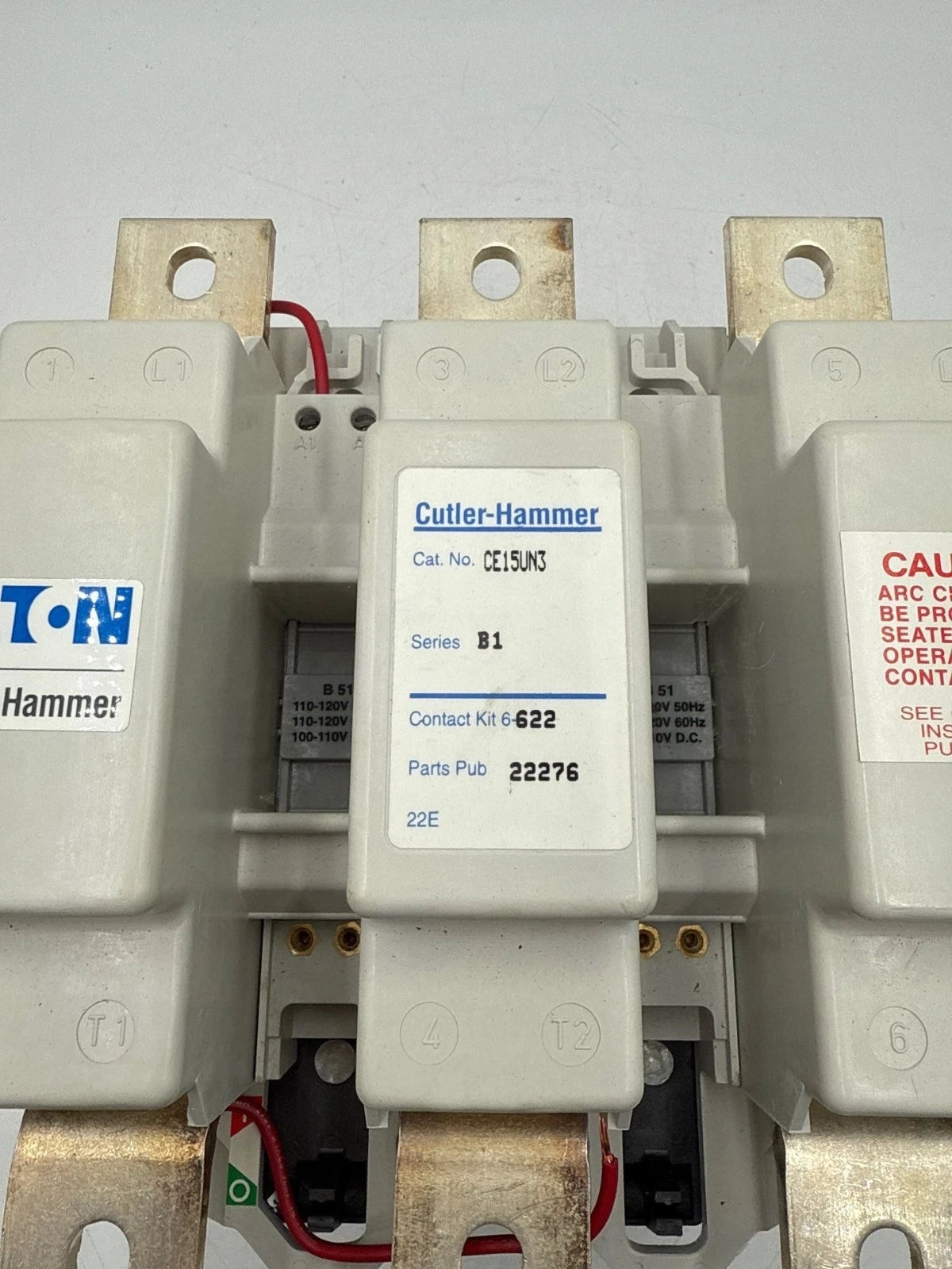 Eaton CE15UN3 Contactor 520A 3P 600V 350HP Freedom Coil 110-120V CE15UN3A80 New