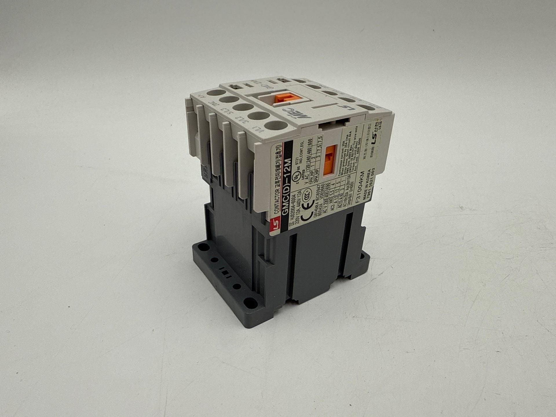 LS Electric GMD-12M Mini Contactor 12A 3P 600V 7.5HP Coil 24VDC New