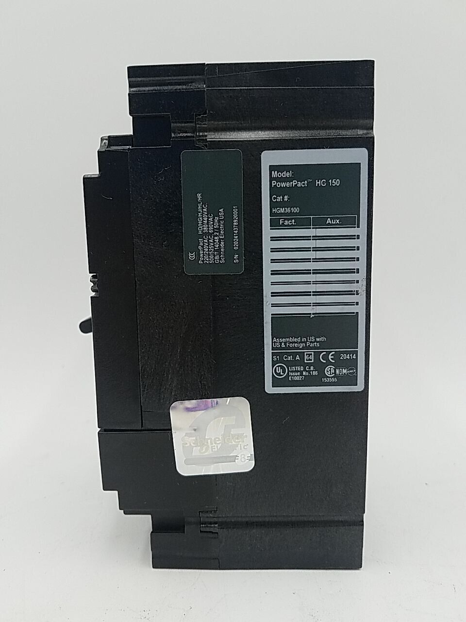 Square D HGM36100 New