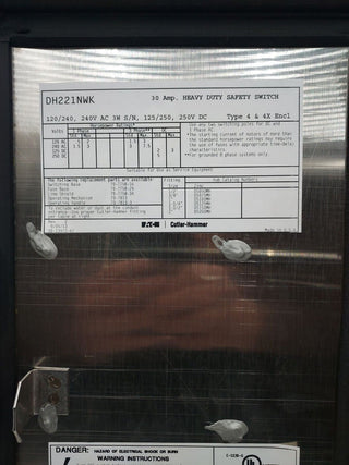 Eaton DH221NWK Used