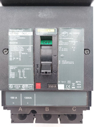 Square D HDA36150 Used