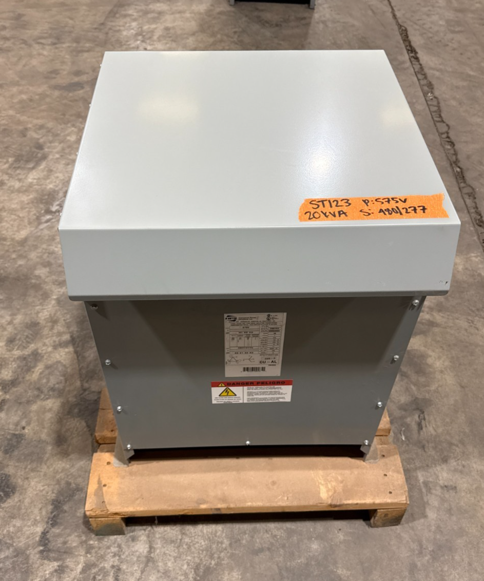 20KVA Hammond DM020NK Transformer Pri 575V Sec 480/277V 3PH 3R Encl Outdoor New