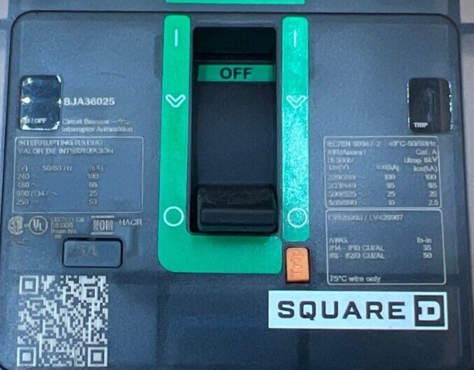 Square D BJA36025 Used