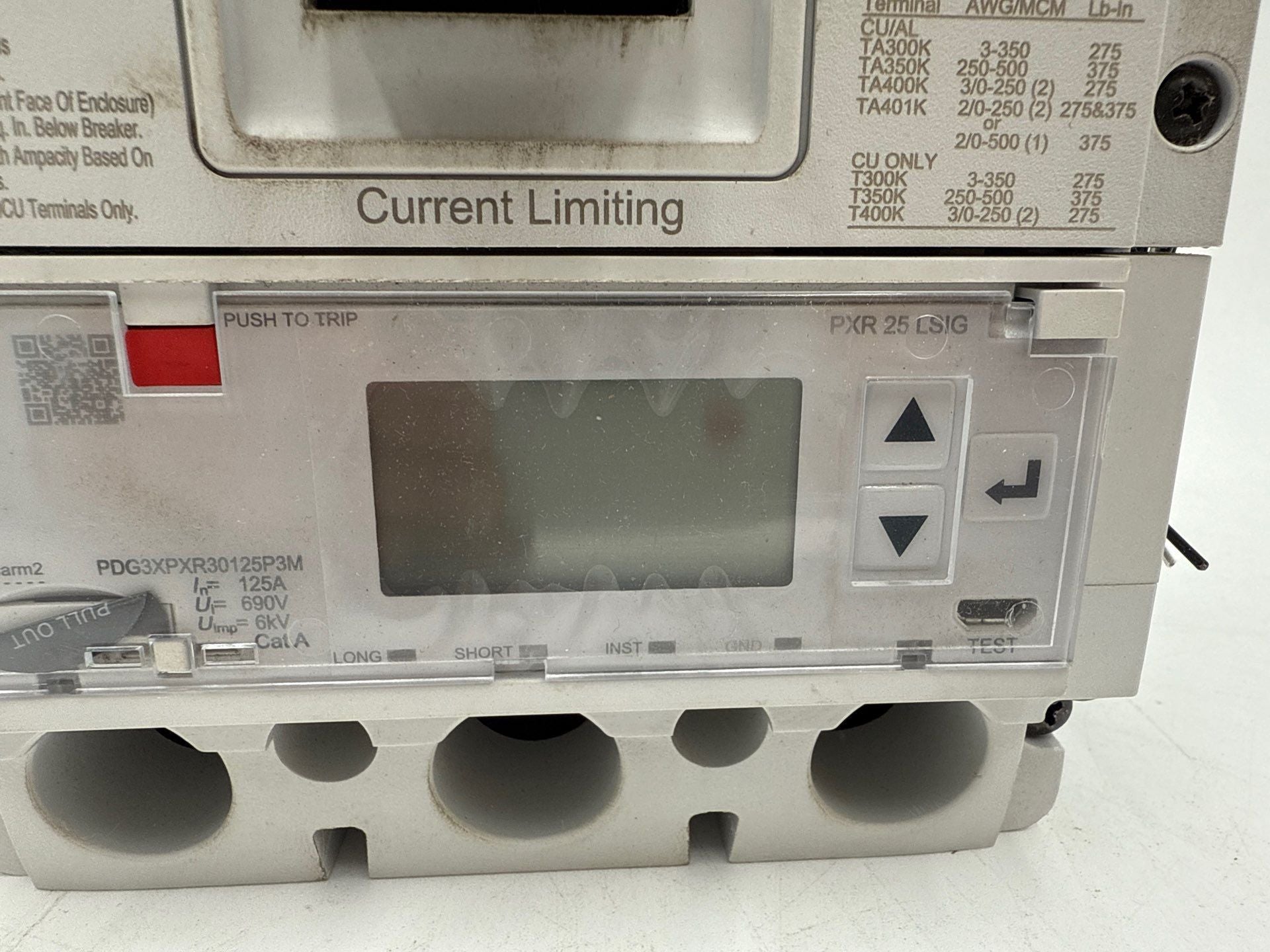 Eaton PDF33M0400FNNN Circuit Breaker 125A 3P 600V PDF3 125 Amp 3 Pole New