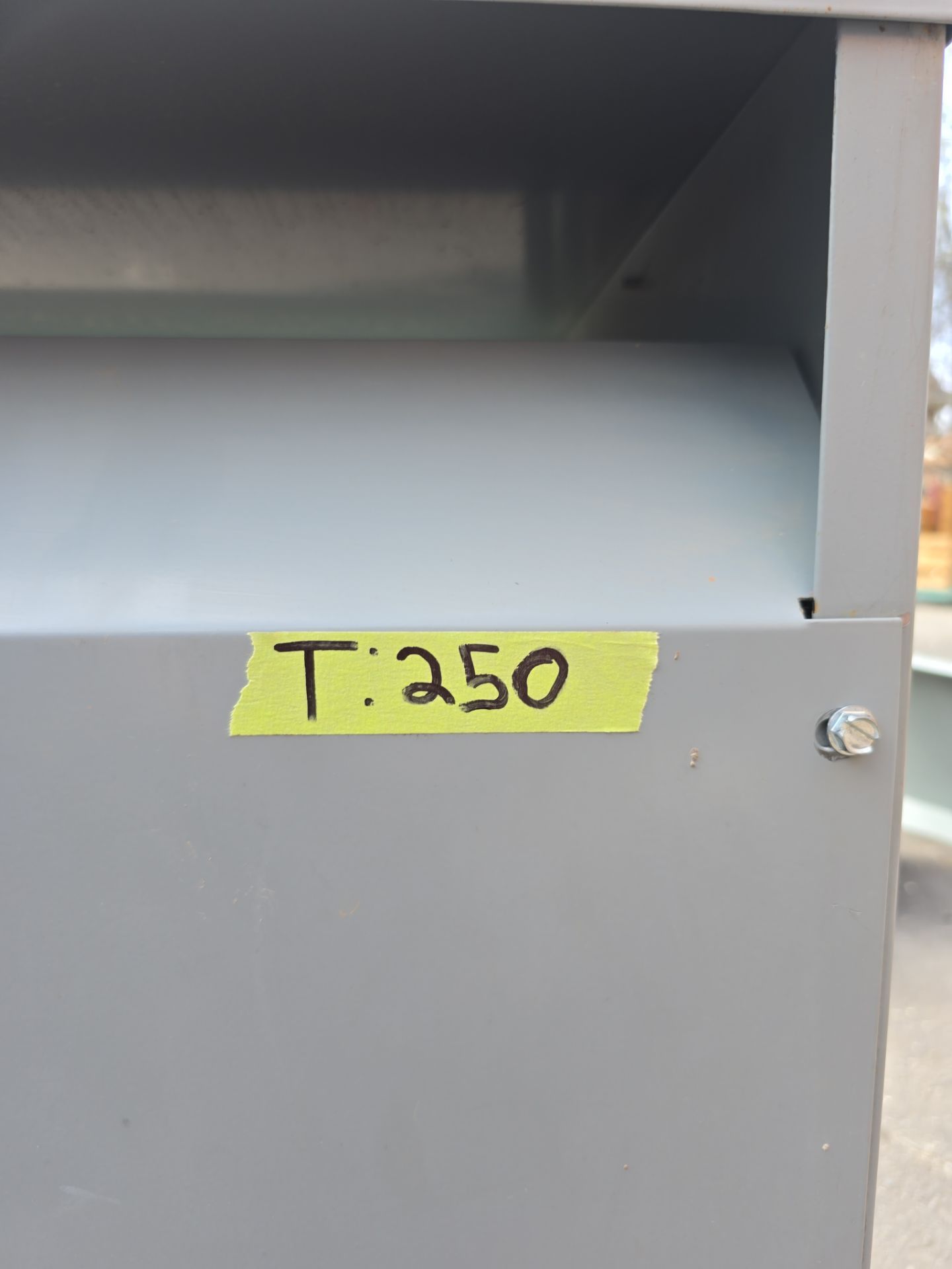 75KVA FPE T48LH2Y-75 Transformer Pri 480V Sec 208/120V 3PH Indoor Model 36B Used