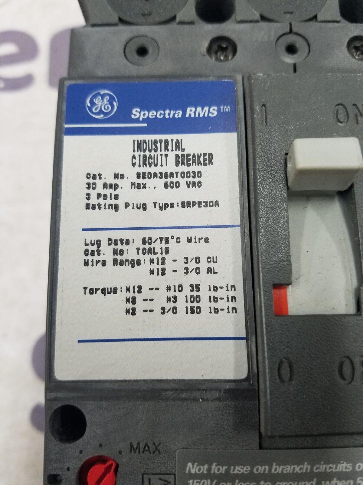 GE SEDA36AT0030 Used