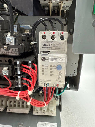 Allen Bradley 2100 20" 20A MCC Combo Bucket Reversing Size 1 Starter 505-BOD23 Used