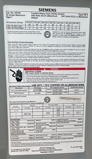 Siemens HF361 New