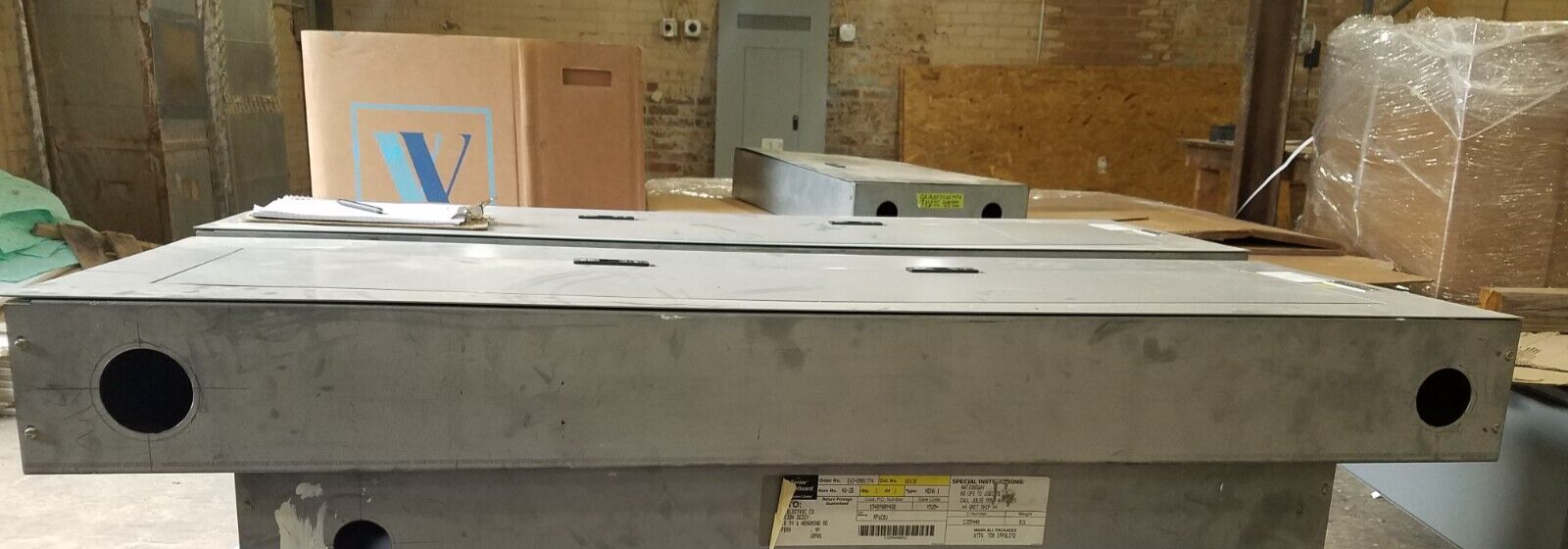 GE AQF3422MBX Panelboard 225A 208Y/120V 3PH 4W 42 Circuit Main Lug MLO 225 Amp P011 Used