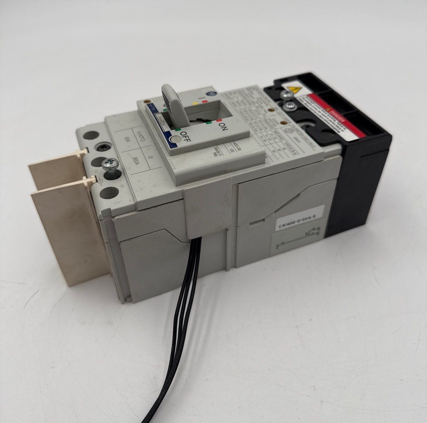 Allen Bradley 140G-G6C3-C60-KA Circuit Breaker 60A 3P 600V 140G 60 Amp 3 Pole Used
