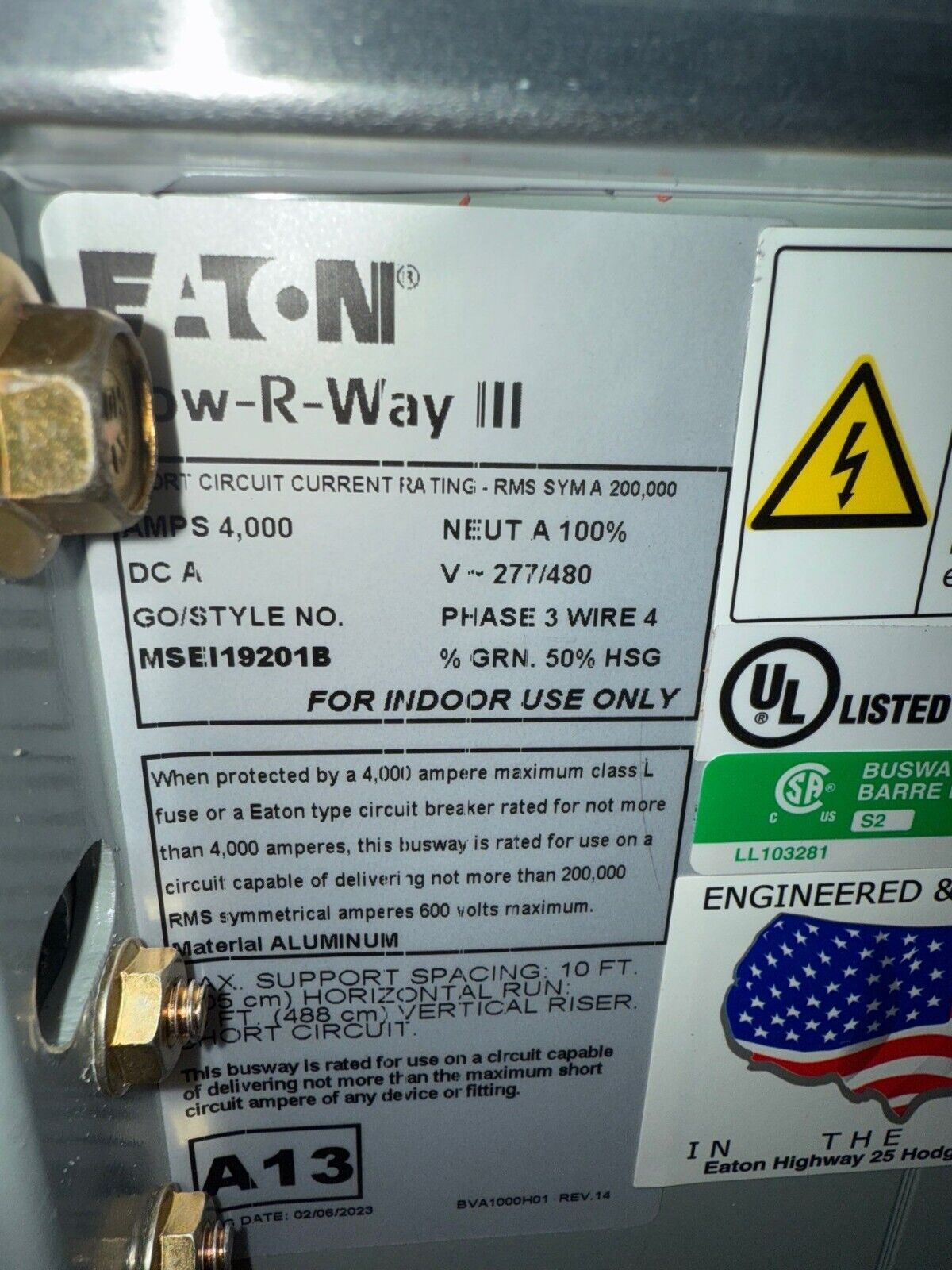 Eaton MESI19201B New