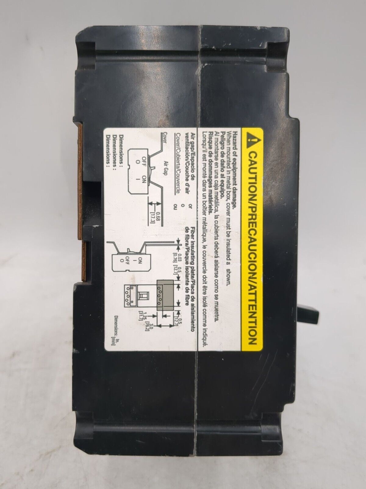 Square D Fal34100 Used